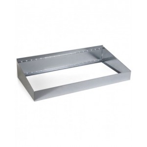 Coppia bandinelle con divisori trapezoidali per scaffale, L999 x P401 x H200 mm