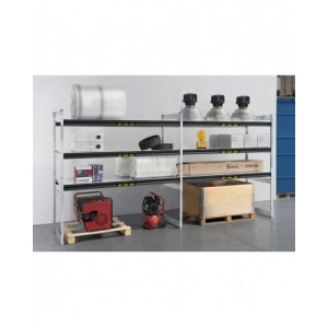 Scaffalatura aggiuntiva ad ampia campata, L2036 x P321 x H2016 mm