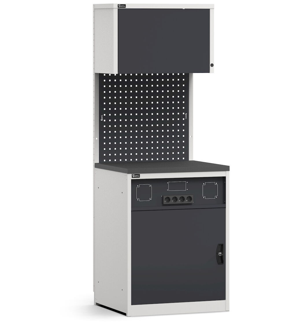 Modulo con armadio tecnico, L 714 mm, GARAGE006