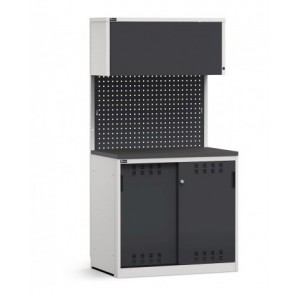 Modulo con armadio per vernici e solventi, L 1020 mm, GARAGE021