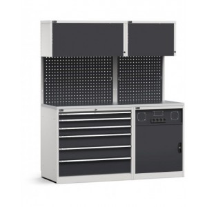 Modulo con cassettiera e armadio tecnico, L 1734 mm, GARAGE045