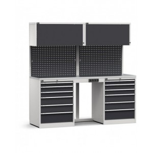 Modulo banco da lavoro con cassettiere, L 2040 mm, GARAGE063