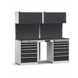 Modulo banco da lavoro con cassettiere, L 2040 mm, GARAGE064