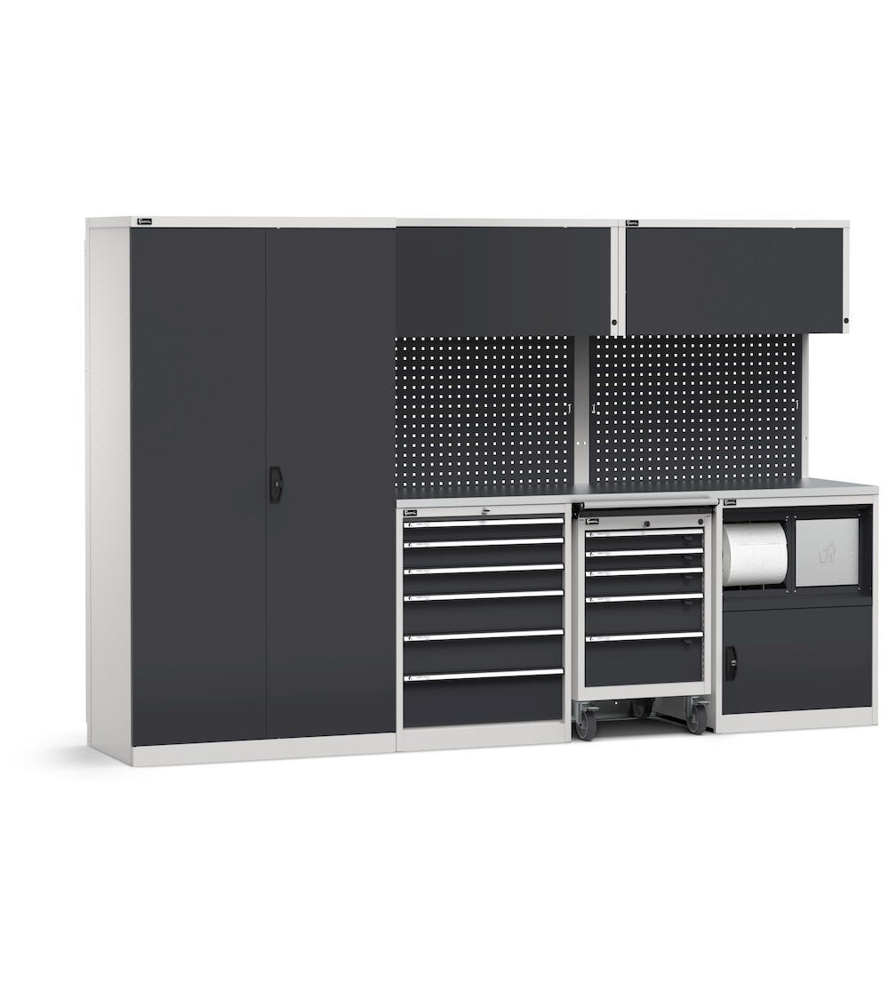 Modulares Werkstattmöbelsystem GARAGE090