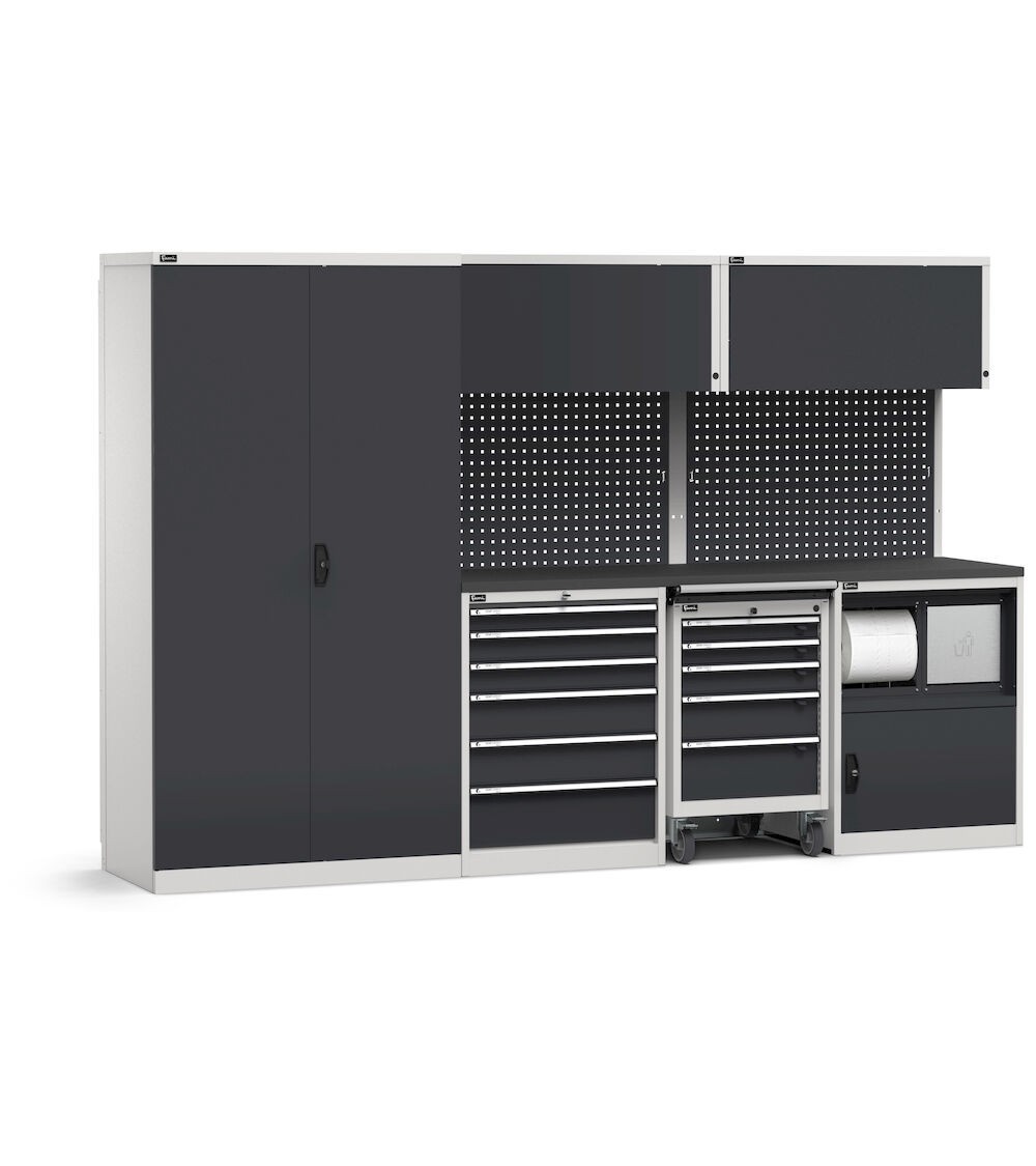 Modulares Werkstattmöbelsystem GARAGE091