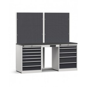 Composizione con parete attrezzata per arredo officina GARAGE101