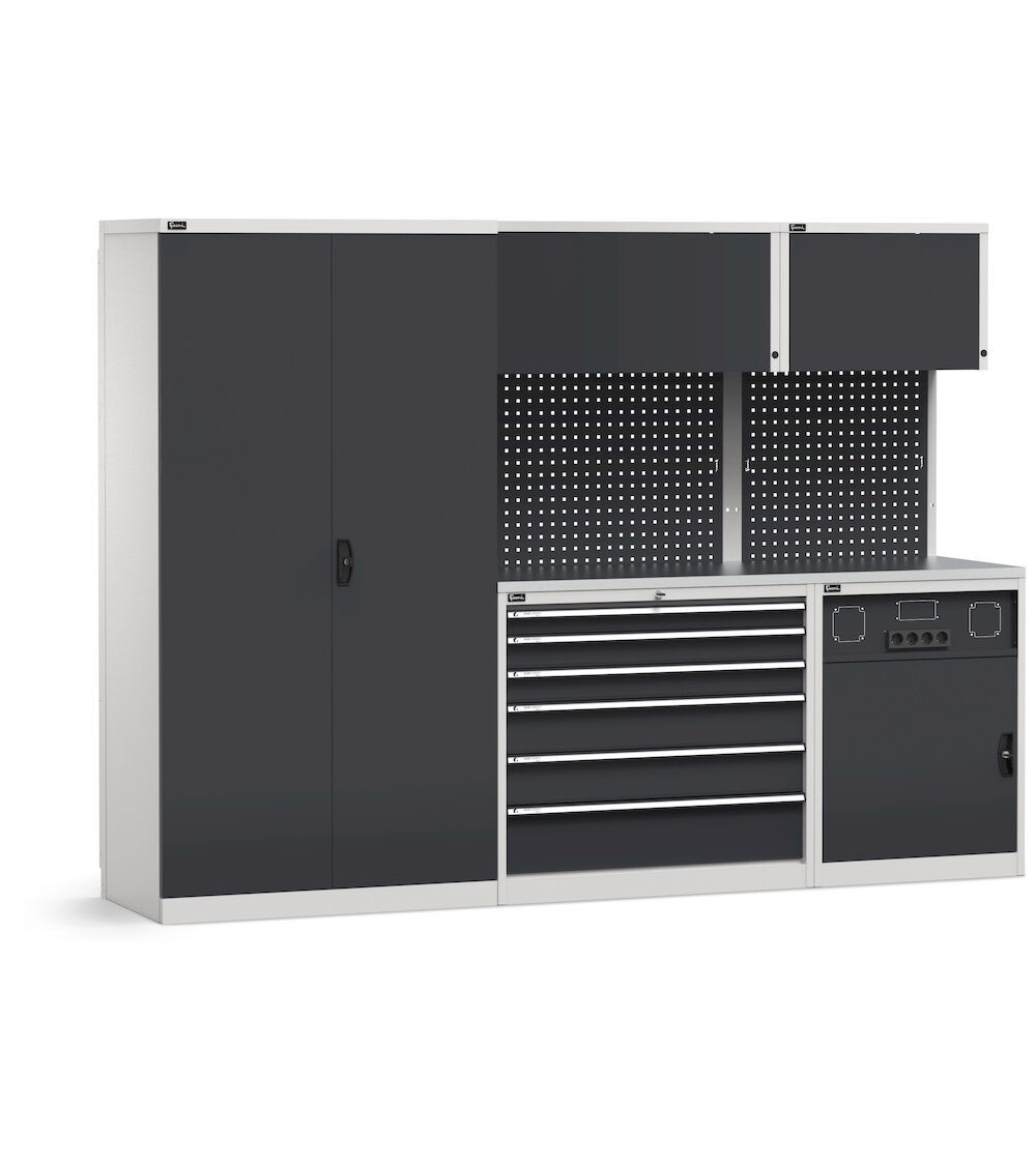 Sistema modulare di arredo officina GARAGE104