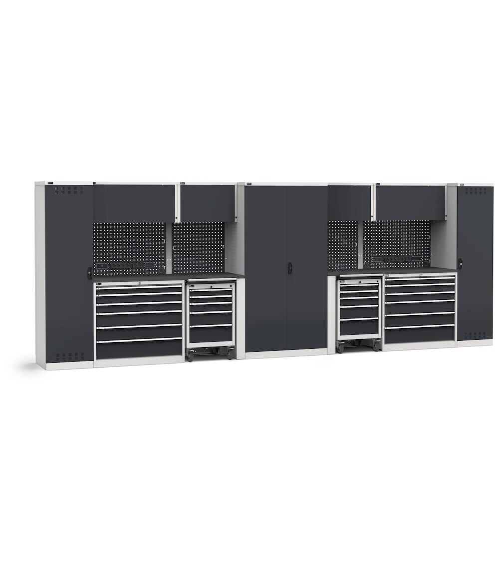 Modular workshop furnishing system GARAGE107