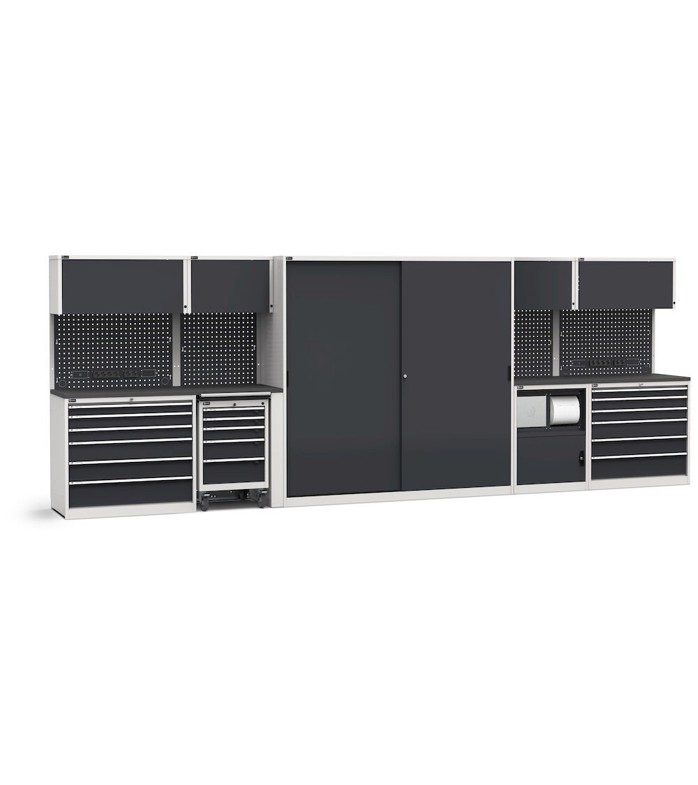 Modular workshop furnishing system GARAGE109