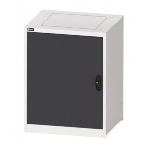 Garage empty cabinet with hinged door, W714 x D598 x H915 mm