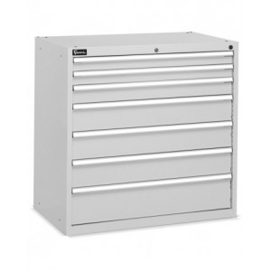 Cassettiera portautensili per officina, 7 cassetti, L1023 x P600 x H1002 mm, Flexa