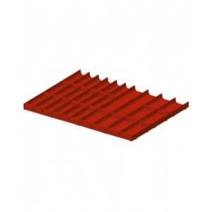 Divisori a 2,3 canali e divisori traversali con altezza frontale  50-300mm, 36x27 EH