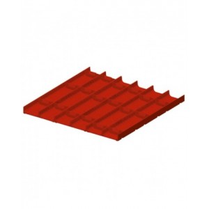 Divisori a 2 canali e divisori traversali con altezza frontale  50-300mm, 27x27 EH