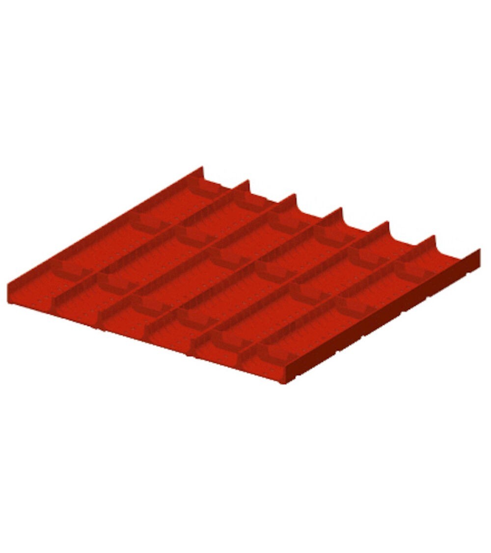 Divisori a 2 canali e divisori traversali con altezza frontale  50-300mm, 27x27 EH