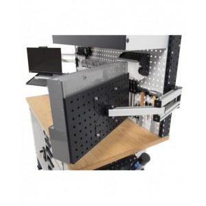 Banco da lavoro con pannello portautensili MASTERBR1509, 150 cm