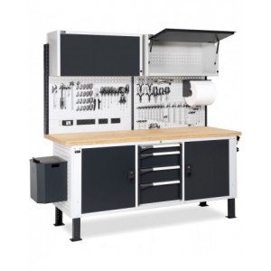 Banco da lavoro MASTERBR2007, 200 cm