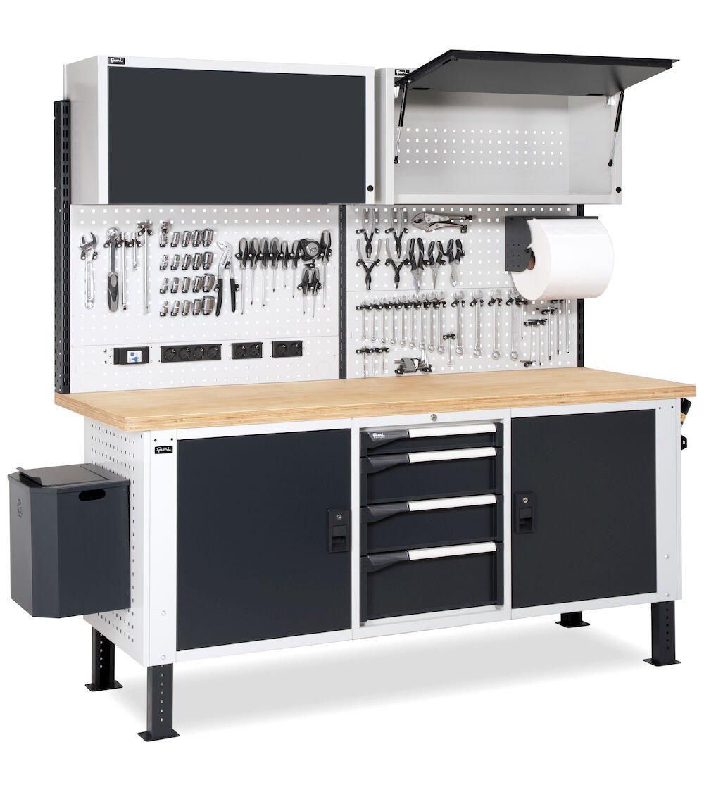 Banco da lavoro MASTERBR2007, 200 cm