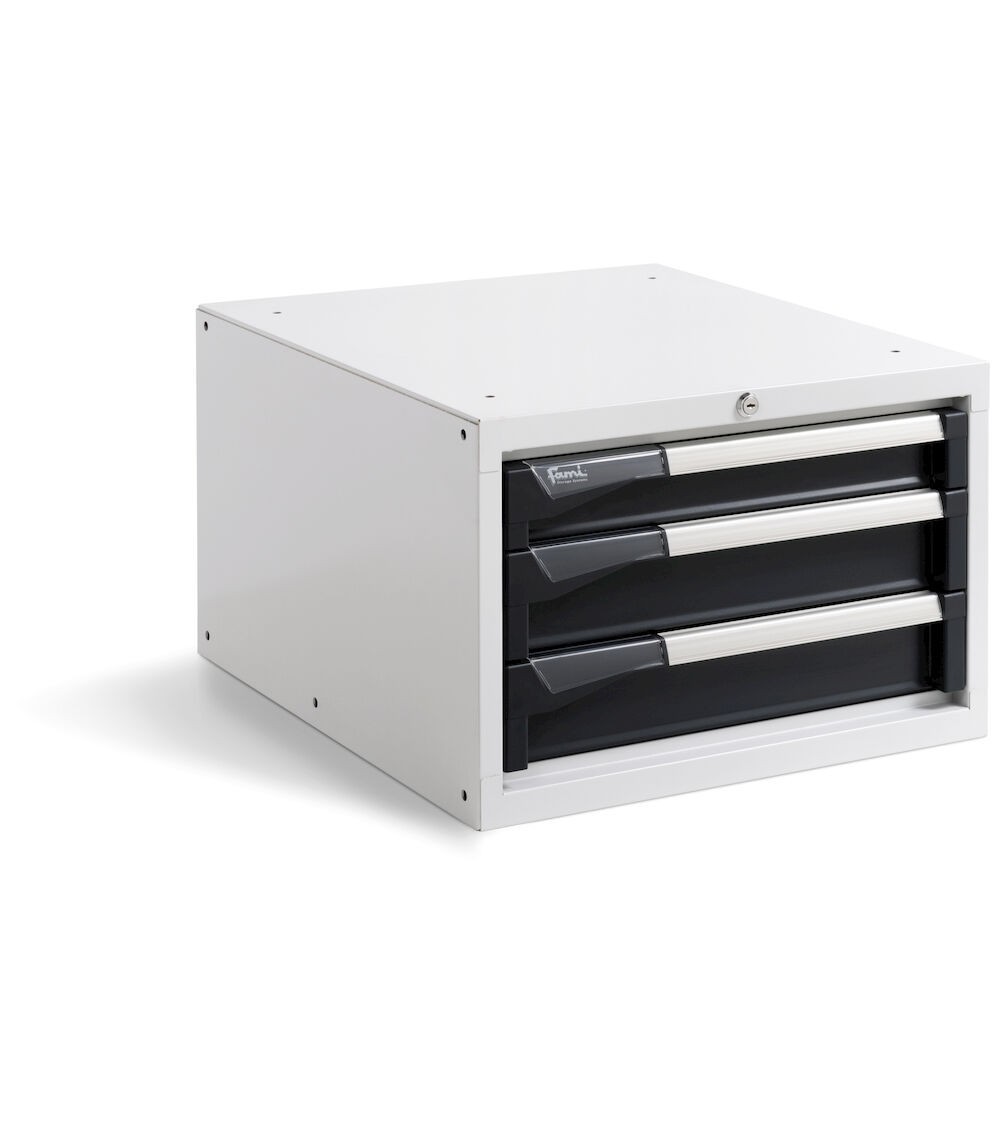 Armadio con 3 cassetti per banco da lavoro Work Master BR