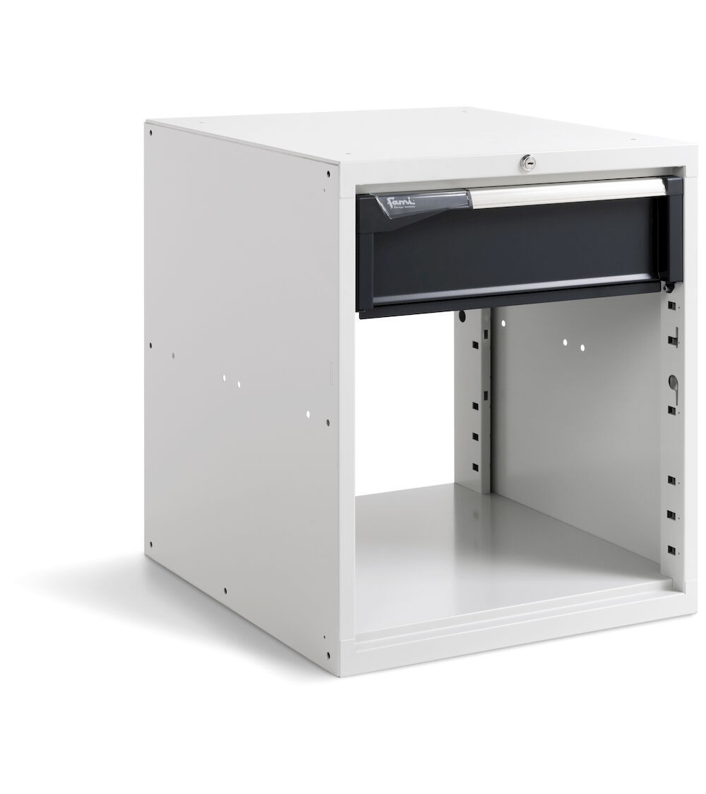 Armadio con 1 cassetto predisposto per porte per banco da lavoro Work Master BR