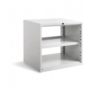 Armadio con piano intermedio predisposto per porte per banco da lavoro Work Master BR