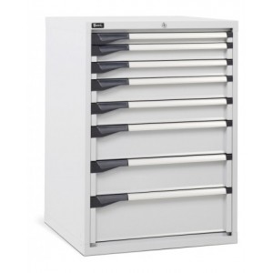 Cassettiera da lavoro, 8 cassetti, mm L 714 x P 726 x H 1000