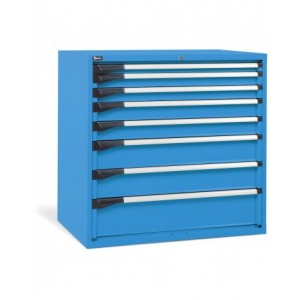Cassettiera da lavoro, 8 cassetti, L1020 x P726 x H1000  mm