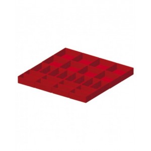 Kit cassette divisorio, 24 pezzi, per cassetti con H 100/125 mm, 36X36 EH