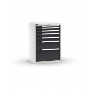 Cassettiera porta attrezzi, 7 cassetti 1x50 2x75 2x100 1x200 1x300, L714 x P573 x H1000 mm