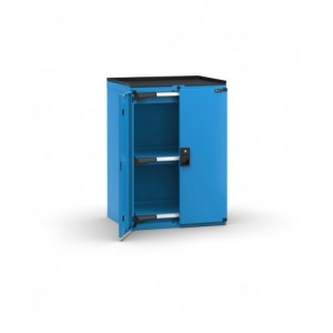 Armadietto portautensili con 2 ante a battente, 1 cassetto, 2 piani estraibili, L714 x P573 x H1022 mm