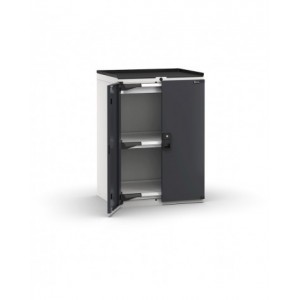 Armadietto portautensili con 2 ante a battente, 1 cassetto, 2 piani estraibili, L714 x P573 x H1022 mm