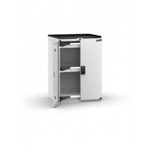 Armadietto portautensili con 2 ante a battente,  2 cassetti, 1 piani estraibili, L714 x P573 x H1022 mm