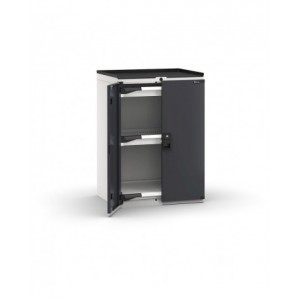 Armadietto portautensili con 2 ante a battente,  2 cassetti, 1 piani estraibili, L714 x P573 x H1022 mm