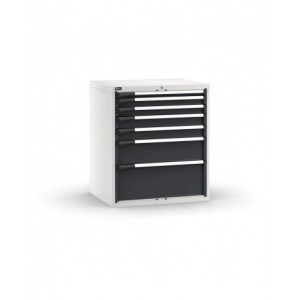 Cassettiera porta attrezzi, 7 cassetti 1x50 2x75 2x100 1x200 1x300, L867 x P726 x H1000 mm