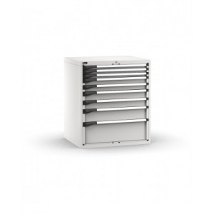 Cassettiera porta attrezzi, 9 cassetti 3x50 2x75 2x100 1x150 1x250, L867 x P726 x H1000 mm