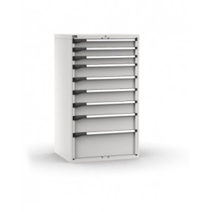 Cassettiera porta attrezzi, 9 cassetti 3x100 4x150 1x200 1x300, L867 x P726 x H1500 mm