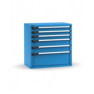 Cassettiera porta attrezzi,  6 cassetti 3x100 2x150 1x300, L1020 x P573 x H1000 mm