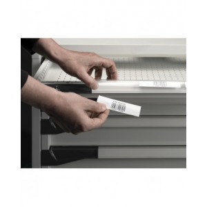 Cassettiera porta attrezzi, 9 cassetti ad estrazione telescopica 2x75 2x100 1x150 3x200 1x300, L1020 x P726 x H1500 mm