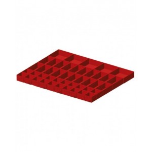 Kit cassette divisorio, 45 pezzi, per cassetti con H 75 mm, 45x36 EH