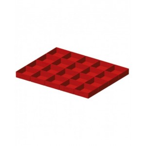 Kit cassette divisorio, 20 pezzi, per cassetti con H 100/125 mm, 45x36 EH