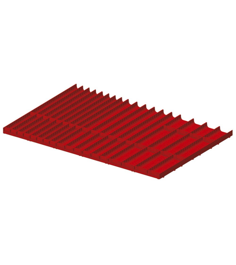 Divisori a 2, 3, 4 canali e divisori trasversali per cassetti con altezza frontale 50-300 mm, 54x36 EH