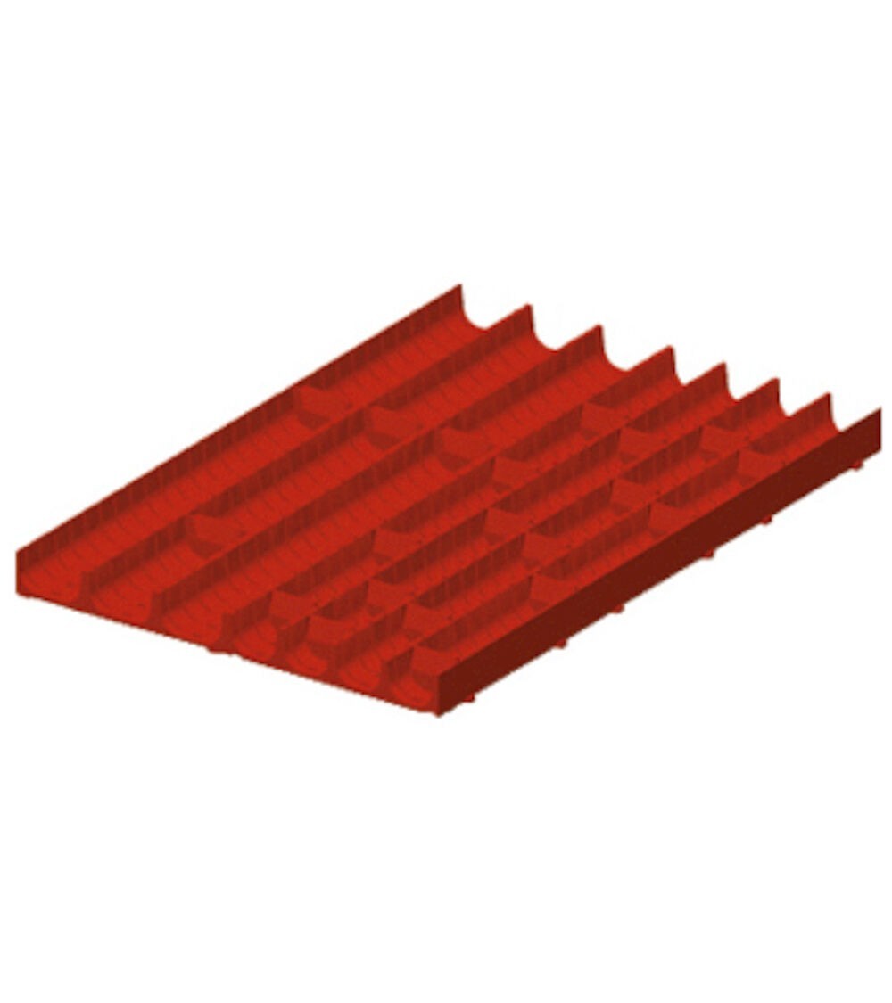 Divisori per cassetti con 50/300 H mm a 3,4 canali e divisori trasversali, 18x27 EH