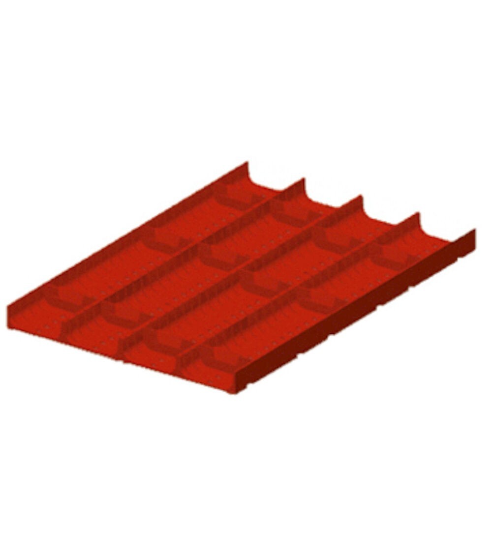 Divisori per cassetti con 50/300 H mm a 2 canali e divisori trasversali, 18x27 EH