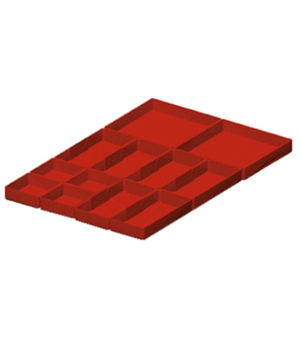 Kit cassette divisorio, 12 pezzi, per cassetti con H 50 mm, 18X27 EH