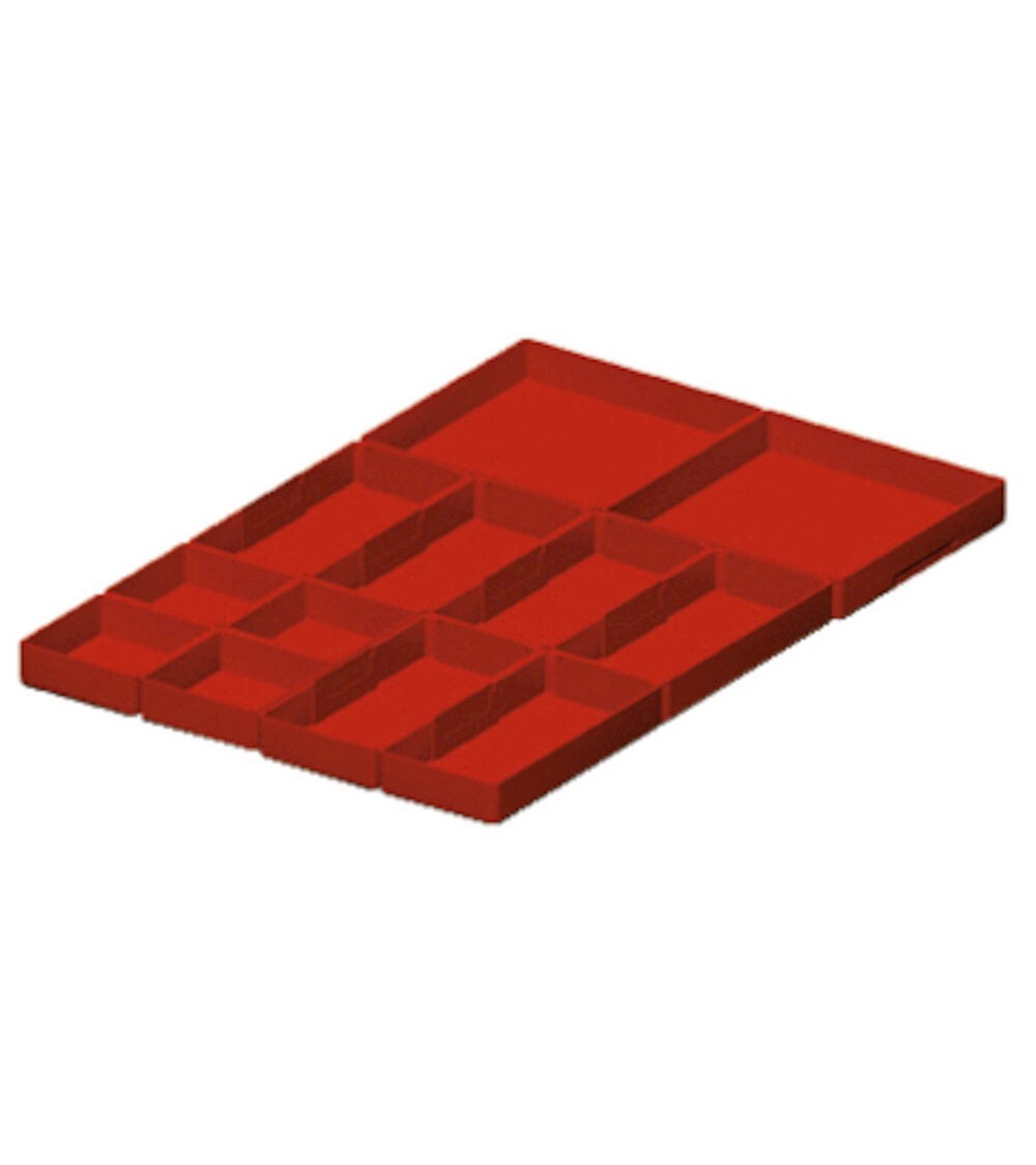 Kit cassette divisorio, 12 pezzi, per cassetti con H 75 mm, 18X27 EH