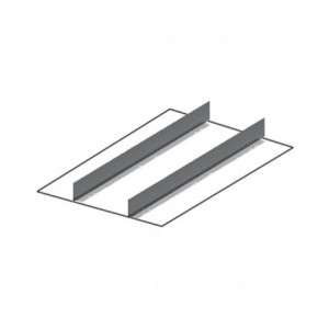 Divisori longitudinali  per cassetti con H 50 mm, 18x27 EH