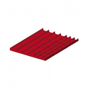 Divisori a 2 e 3 canali e divisori trasversali per cassetti con altezza frontale 50-300 mm, 27x36 EH