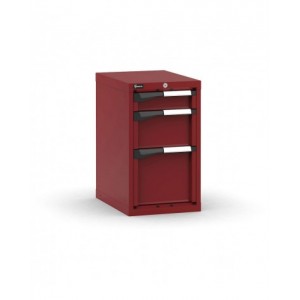 Blocco cassettiera da banco, 3 cassetti 1x100 1x200 1x300, L408 x P573 x H700 mm