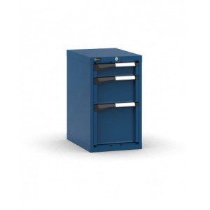 Blocco cassettiera da banco, 3 cassetti 1x100 1x200 1x300, L408 x P573 x H700 mm