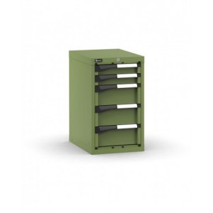 Blocco cassettiera da banco, 5 cassetti 2x75 3x150, L408 x P573 x H700 mm