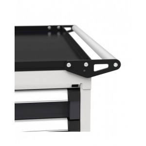 Cassettiera porta attrezzi con ruote, 4 cassetti 2x75 1x150 1x200, L561 x P573 x H822 mm